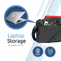 Sacoche Promate Gear Pour Pc Portable 15.6" Sacoche Promate Gear Pour Pc Portable 15.6"