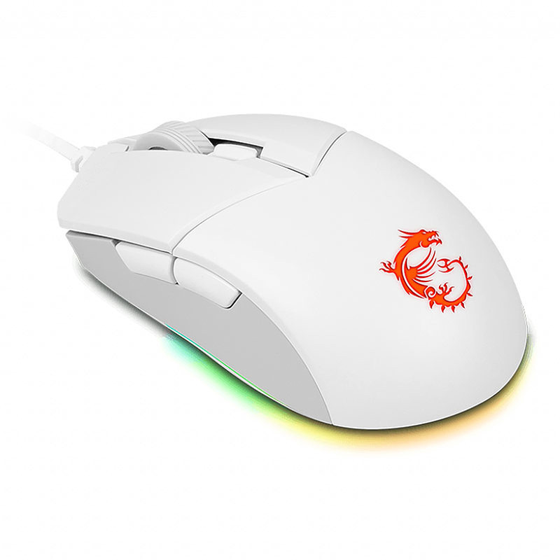 Souris Gaming MSI Clutch GM11 5000 DPI Blanc