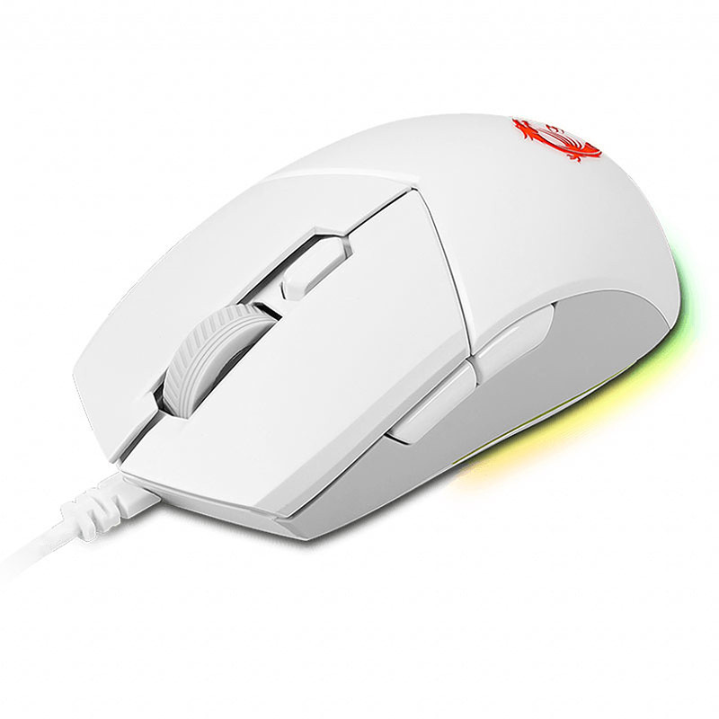 Souris Gaming MSI Clutch GM11 5000 DPI Blanc