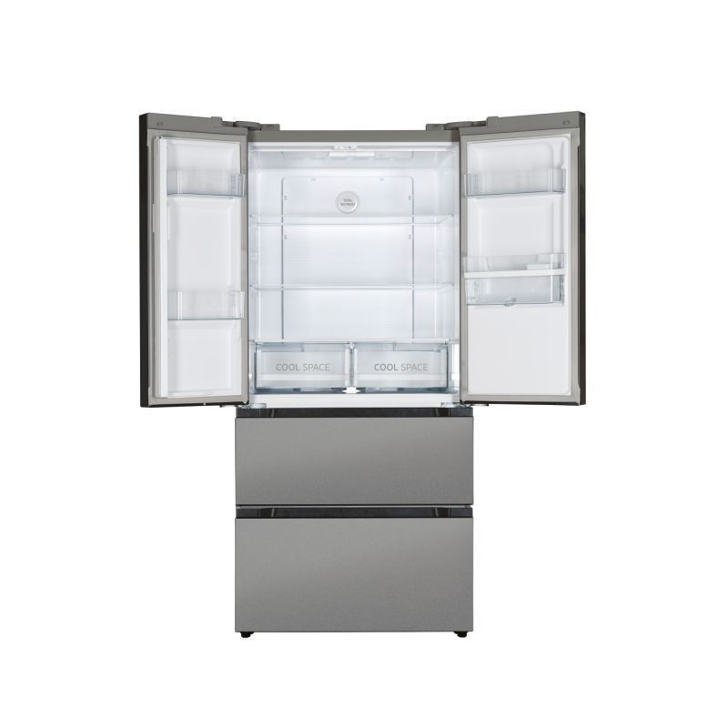 Réfrigérateur Hoover Side By Side 432 Litres Nofrost Silver (HSF818FXW)