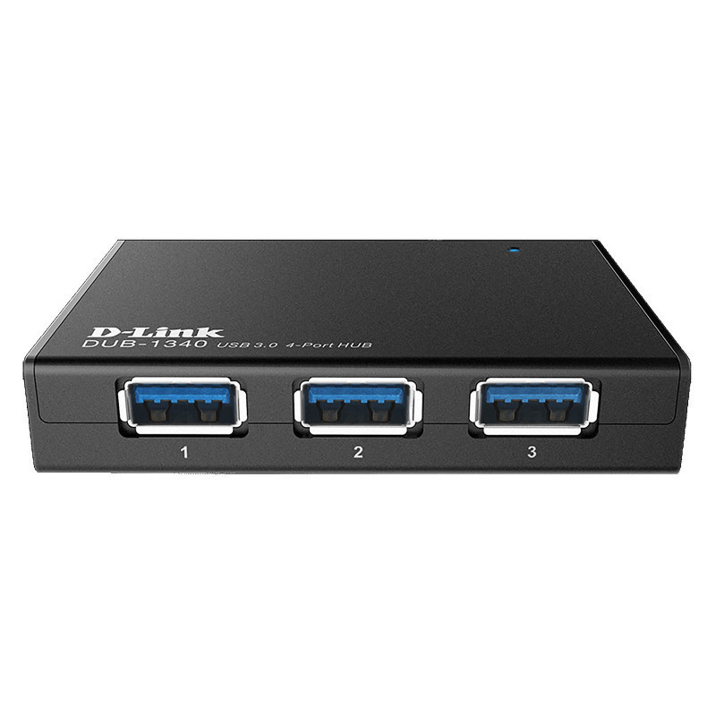 Hub D-Link 4 Ports USB 3.0 Super Speed Noir (DUB-1340) Hub D-Link 4 Ports USB 3.0 Super Speed Noir (DUB-1340)