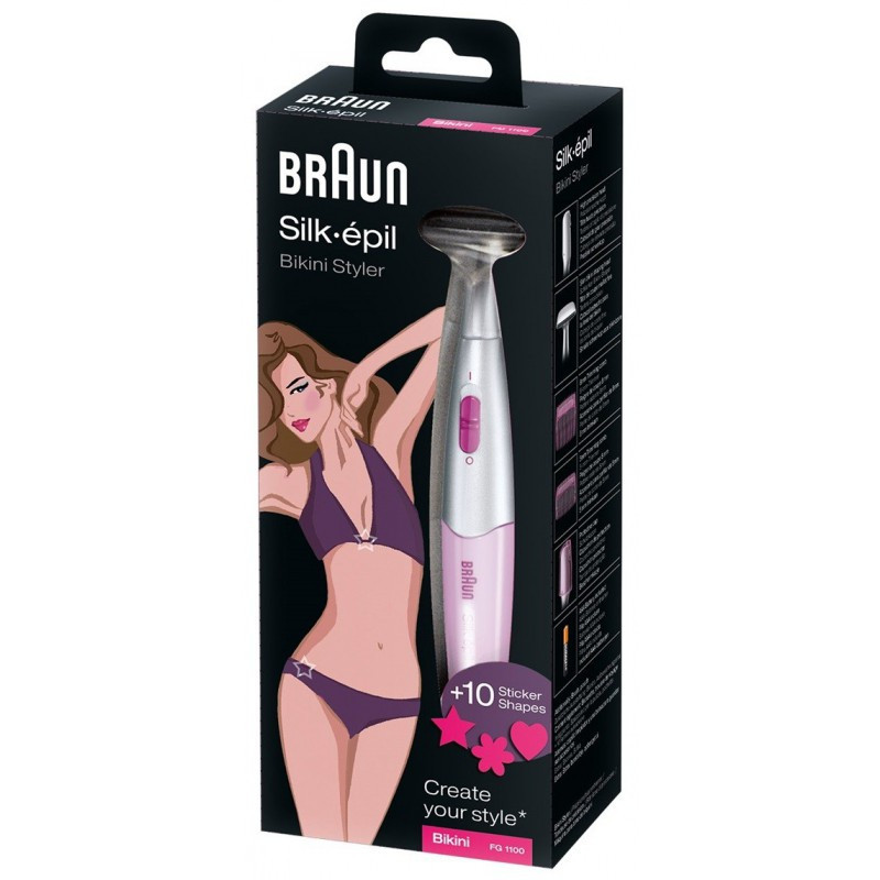 Épilateur Braun Silk-Épil Bikini Styler Rose (FG1100)