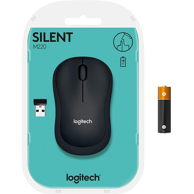 Souris Sans Fil Logithech M220 Noir