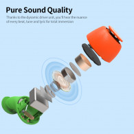 Écouteurs Bluetooth Nokia Earbuds E3100 Orange Écouteurs Bluetooth Nokia Earbuds E3100 Orange