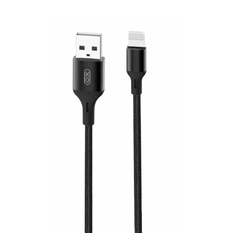 Câble Xo NB143 Braided USB Lightning Noir Câble Xo NB143 Braided USB Lightning Noir