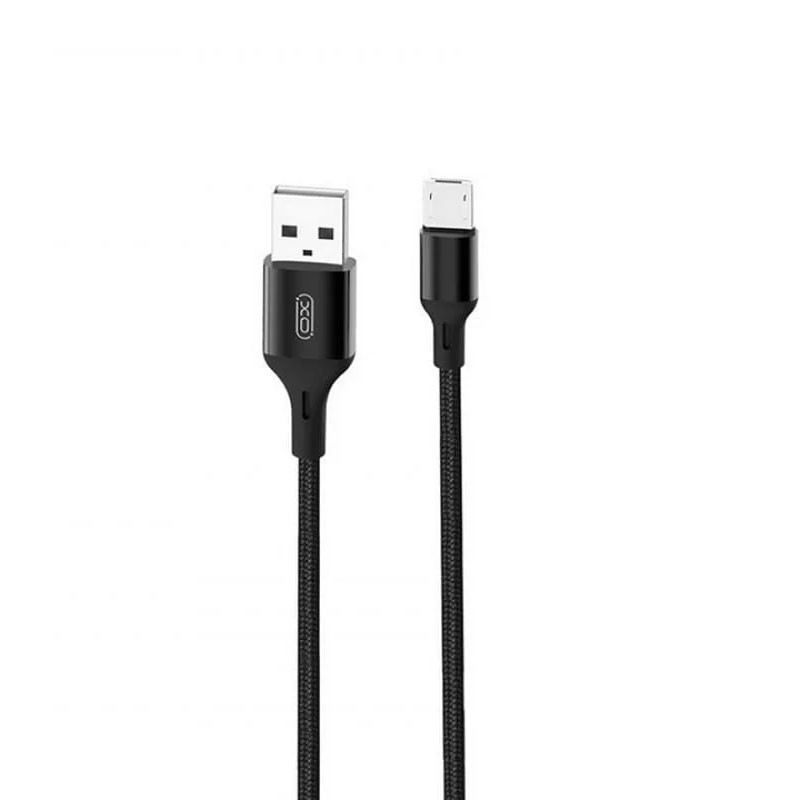 Câble Chargeur Xo NB 143 Braided USB Vers Micro USB Noir Câble Chargeur Xo NB 143 Braided USB Vers Micro USB Noir