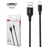 Câble Chargeur Xo NB 143 Braided USB Vers Micro USB Noir