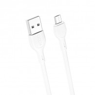 Câble Xo NB200 Braided Micro USB Blanc