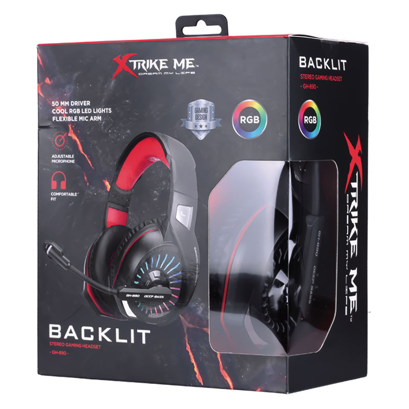 Micro Casque Gaming Xtrike Me GH890 Noir