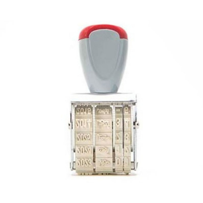 Tampon Dateur Manuel Pour œufs - Mois Et Jour Réglables - Encreur Noir Inclus - Pour Poules, Canards, Oies - Usage Ferme Ou Bureau