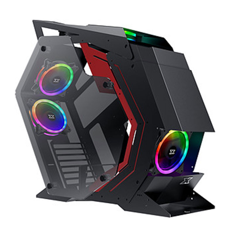 Boitier Gamer Xigmatek Perseus Noir/Rouge (EN45198)