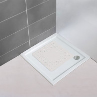 Tapis De Douche Wenko Mirasol 54x54 cm Blanc