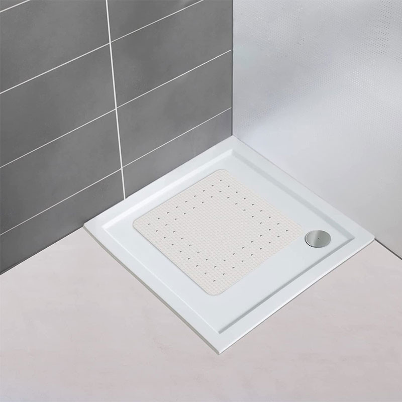 Tapis De Douche Wenko Mirasol 54x54 cm Blanc