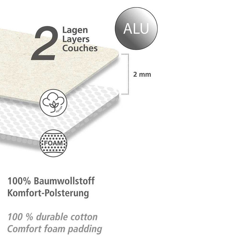 Housse De Repassage Wenko Revêtement Aluminium + 100% Couche