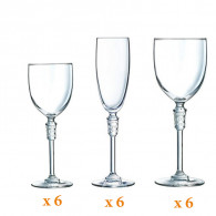 Pack 18 Coupes Cristal D'Arques