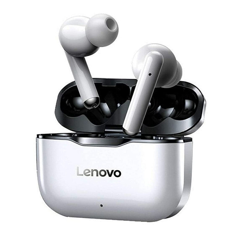 Ecouteurs Bluetooth Lenovo LP1 TWS Blanc Et Noir