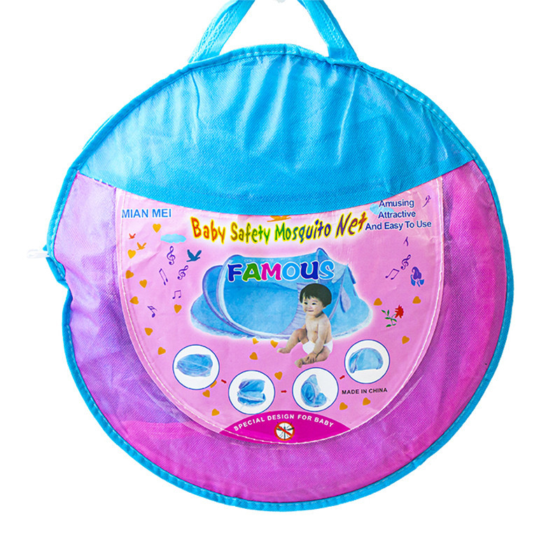 Moustiquaire Pour Bébé Bleu/Rose