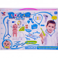 Set Médical Pour Enfant En Coffret Bleu ciel