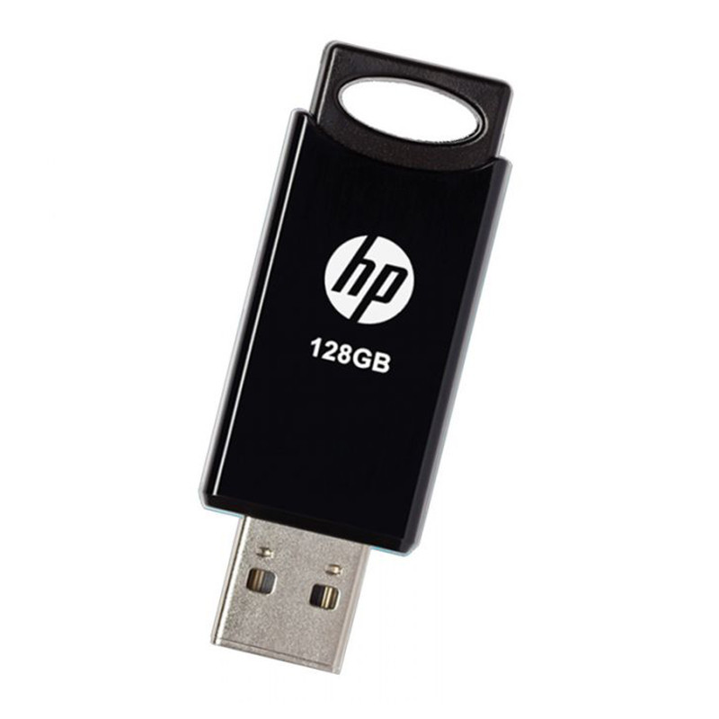 Clé USB HP 128Go V212B USB 2.0 Noir