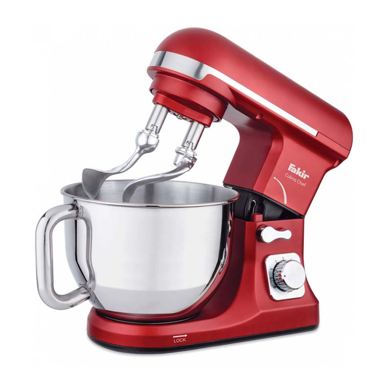 Robot Pétrin Fakir 1000 W Rouge