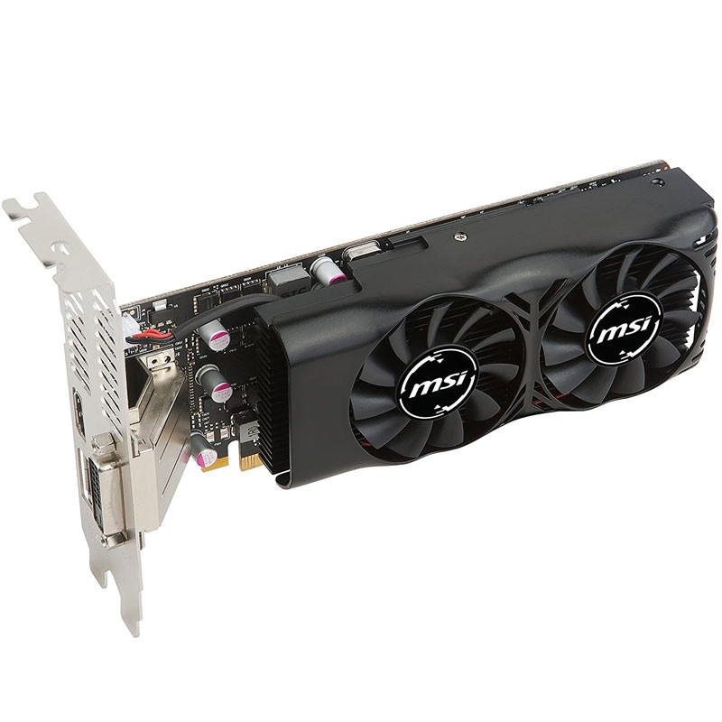Carte Graphique MSI NVIDA GEFORCE GTX 1050Ti 4Go DDR5 LP Noir