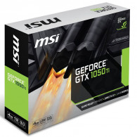 Carte Graphique MSI NVIDA GEFORCE GTX 1050Ti 4Go DDR5 LP Noir Carte Graphique MSI NVIDA GEFORCE GTX 1050Ti 4Go DDR5 LP Noir