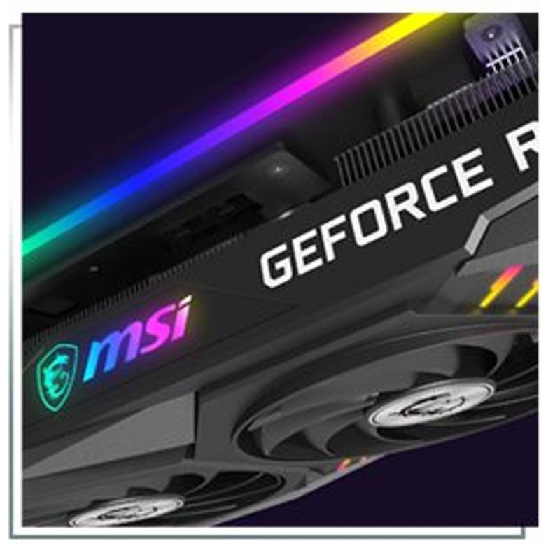 Carte Graphique MSI Nvidia Geforce RTX 3080 TI Gaming X Trio 12Go Noir