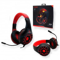 Micro Casque Gaming Komc Pc/Ps4 LED Rouge (G315-RD)