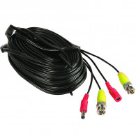 Câble Vidéo BNC Pour Camera De Surveillance Noir (CAB-BNC/20M)