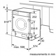 Lave Linge Frontale Bosch Encastrable 7Kg Blanc (WIW24347FF) Lave Linge Frontale Bosch Encastrable 7Kg Blanc (WIW24347FF)