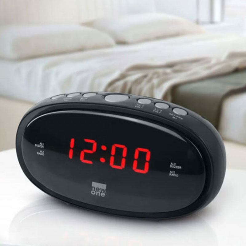 Radio Réveil Muse Pll Double Alarme New One Noir (CR-100)