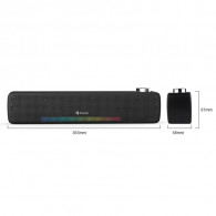 Haut-parleur Kisonli LED 905 Bluetooth Noir