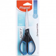 Ciseaux Maped Essential Soft 17Cm Noir (468210)