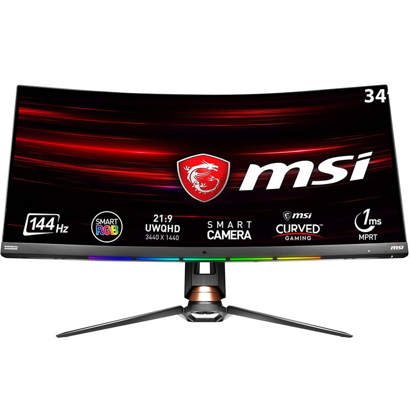 Ecran MSI Optix MPG341CQR 34" UWQHD Incurvé 144Hz Noir Ecran MSI Optix MPG341CQR 34" UWQHD Incurvé 144Hz Noir