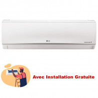 Climatiseur LG 24000 BTU Inverter DualCool E Look Chaud Froid (D24TEH)
