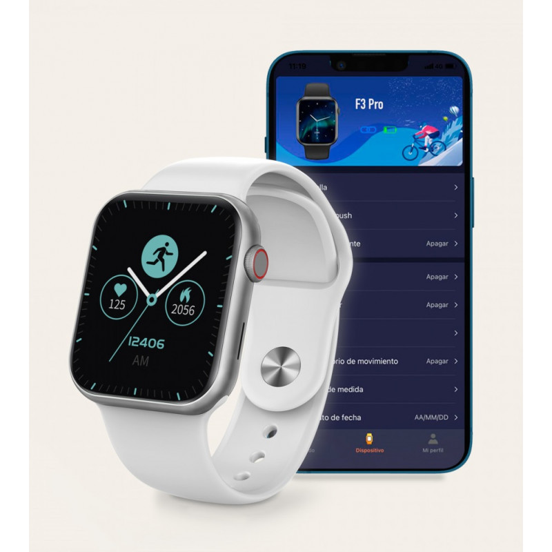 Montre Connectée Ksix Urban 3 Blanc