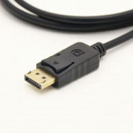 Adaptateur 3 En 1 Display Port Vers HDMI/DVI/VGA Noir Adaptateur 3 En 1 Display Port Vers HDMI/DVI/VGA Noir