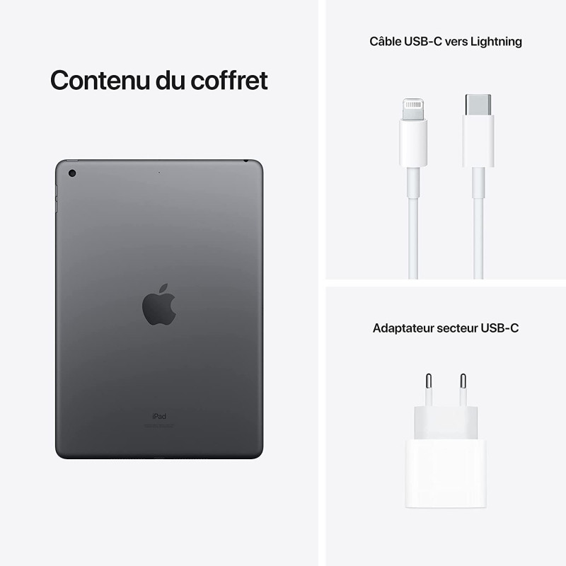 iPad 9Éme Génération 10.2" Wi-Fi 64Go Gris Sidéral