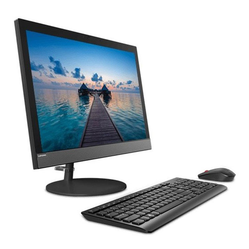 Pc de Bureau All In One Lenovo V130-20IGM Quad Core J5040 4 Go Noir