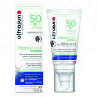 Ecran Solaire Ultrasun SPF50+ Face Minéral 40 ml