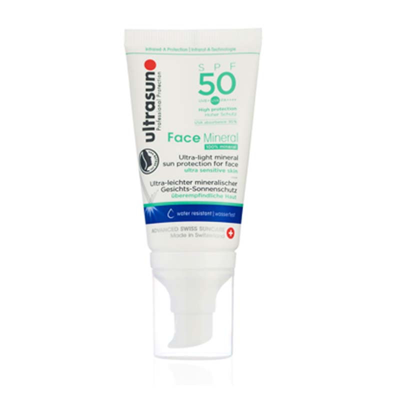 Ecran Solaire Ultrasun SPF50+ Face Minéral 40 ml