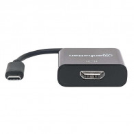Adaptateur Manhattan 4K USB-C Vers HDMI Noir en Tunisie Adaptateur Manhattan 4K USB-C Vers HDMI Noir en Tunisie