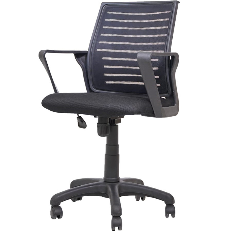 Chaise Secrétaire Tizano avec Accoudoir Noir