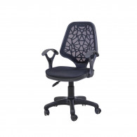 Chaise Avec Accoudoirs Noir