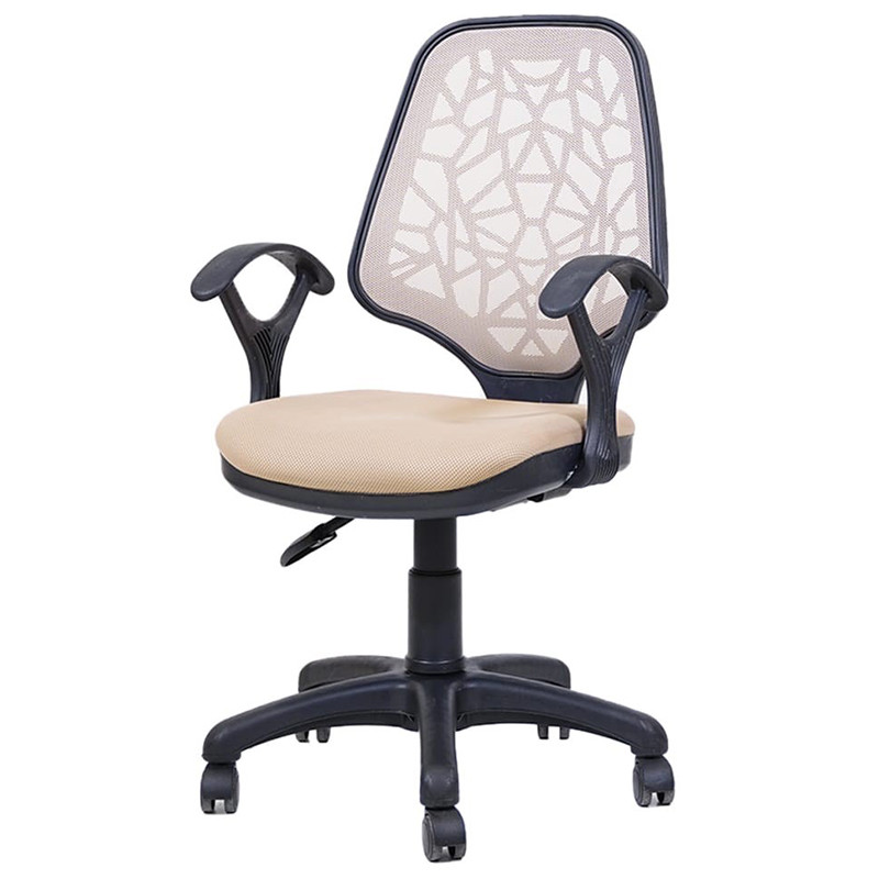 Chaise Secrétaire Petek Avec Accoudoirs Grège