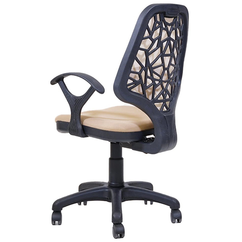 Chaise Secrétaire Petek Avec Accoudoirs Grège