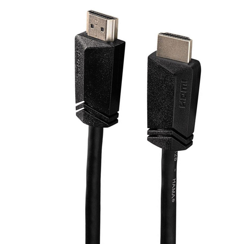 Câble Hama HDMI Vers HDMI Haute Vitesse 1.5M + 2En1 Adaptateur HDMI