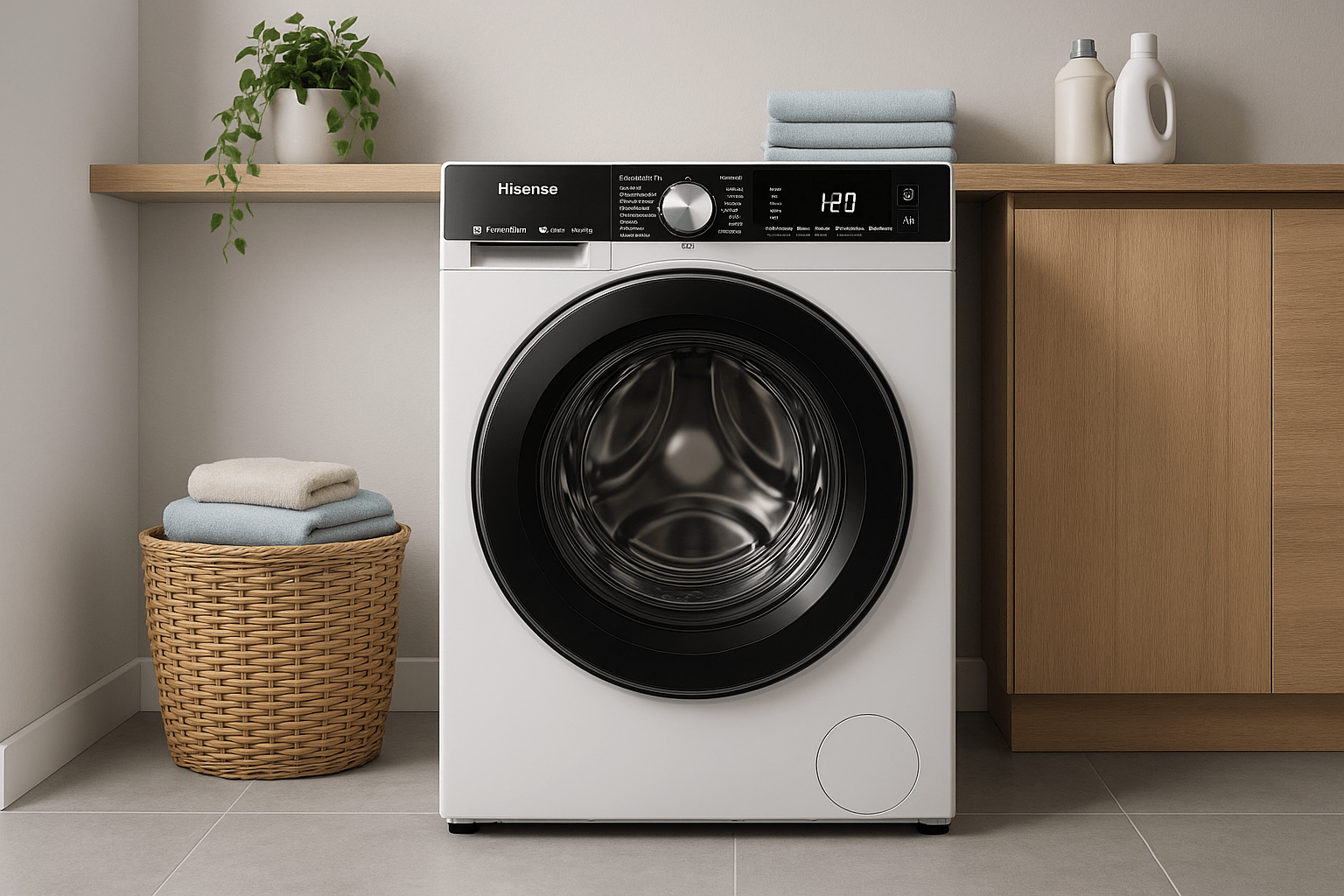 Machine à laver 3S HISENSE blanche