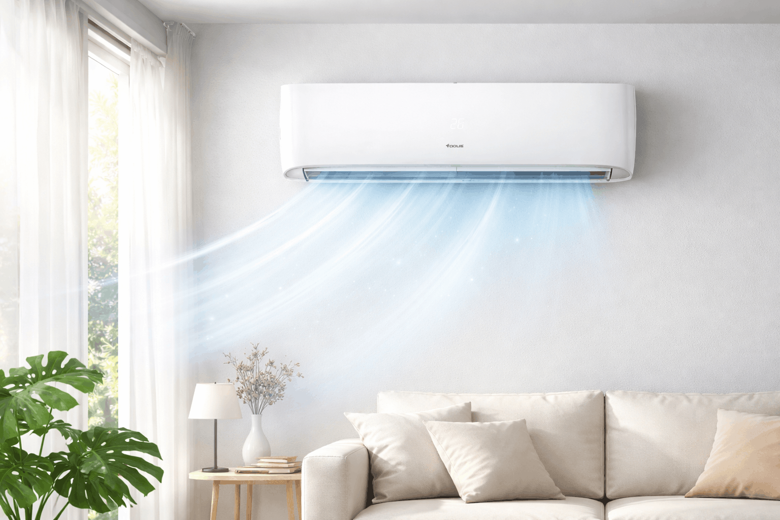 CLIMATISEUR SPLIT 12000 BTU INVERTER TROPICALISE CHAUD ET FROID FOCUS 