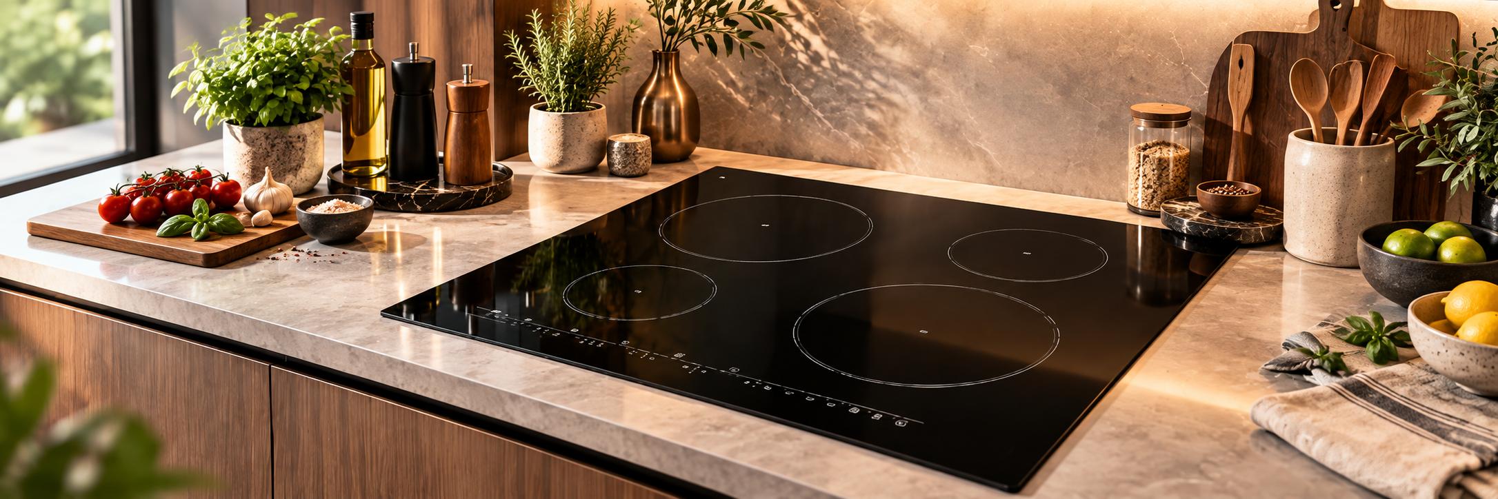Plaque de Cuisson Encastrable ROSEIERS 4FEUX / 60CM / RPI430 / NOIR